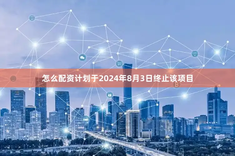 怎么配资计划于2024年8月3日终止该项目